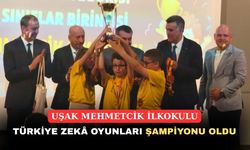 Uşak’ın zeki çocukları Türkiye Birincisi oldu