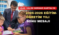 Uşak Valisi Serdar Kartal’ın Yıl Sonu Mesajı