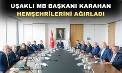 Uşaklı İş İnsanları MB Başkanı Fatih Karahan’ı ziyaret Etti