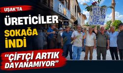 Uşak’ta Üreticiler Sokağa İndi: “Çiftçi Artık Dayanamıyor”