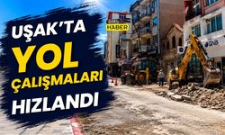 Uşak’ta Yol Çalışmaları Hızlandı