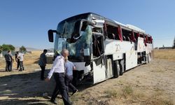 Uşak Anadolu devrildi 31 kişi yaralandı