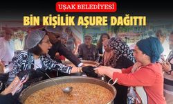 Uşak Belediyesi Muharrem ayında bin kişilik aşure dağıttı