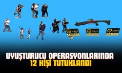 Uşak’ta operasyonlarda para silah ve yasaklı madde yakalandı