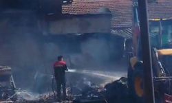 Uşak’ın Banaz İlçesinde Ev Yandı