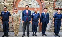 Uşak’ta Jandarma Komutanlığında Terfi Sevinci