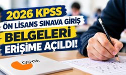 2026 KPSS Ön Lisans Sınava Giriş Belgeleri Erişime Açıldı