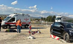 Uşak’ta Yol Çalışması Yapan İşçinin Feci Sonu