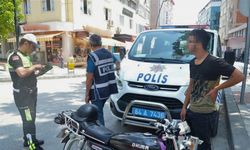 Uşak’ın Banaz ilçesinde motosiklet sürücülerine 5 milyon TL ceza