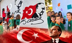 Uşak Sivaslı’da Okul Duvarları Cumhuriyet İçin Renklendi
