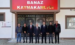 Uşak Üniversitesi Rektöründen Banaz Kaymakamına Ziyaret