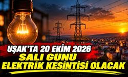 Uşak’ta 20 Ekim 2026 Salı Günü Elektrik Kesintisi Olacak