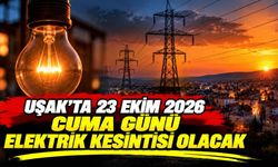 Uşak’ta 23 Ekim 2026 Cuma Günü Elektrik Kesintisi Olacak