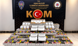 Uşak’ta 39 Bin 887 Kaçak Makaron Yakalandı: 3 Şüpheliye Adli İşlem