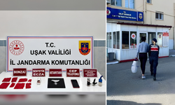Jandarmadan Uşak’ta Yasaklı Madde Operasyonu