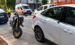 Uşak’ta Motosiklet ile Araç Çarpıştı! 1 Yaralı