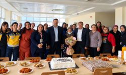 Uşak Sivaslı Devlet Hastanesi'nde Gülcan Kervan' a Veda Etkinliği