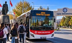 Uşak'ta KPSS Adaylarına Ücretsiz Ulaşım Desteği