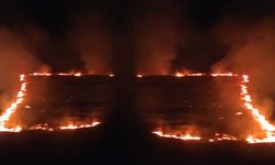 Uşak-Ulubey Yolu Alevler İçerisinde Kaldı
