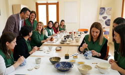 Uşak’ta Yeşilay ve Halk Eğitim Merkezi Kintsugi Sanatında Buluştu