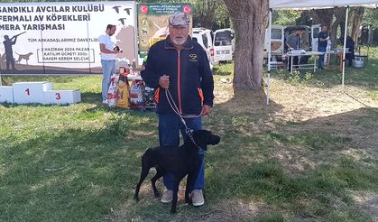 Afyonkarahisar'da Av Köpekleri Mera Yarışması düzenlendi