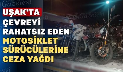 Uşak’ta gürültücü motosikletler toplandı
