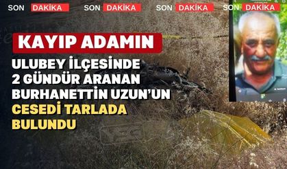 Uşak’ın Ulubey ilçesindeki kayıp adam ölü bulundu