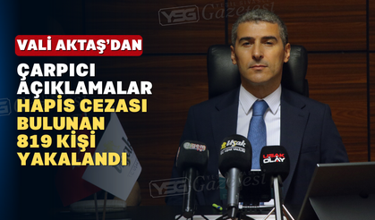 Uşak’ta 6 Ay İçerisinde Kesinleşmiş Hapis Cezası Bulunan 819 Kişi Yakalandı