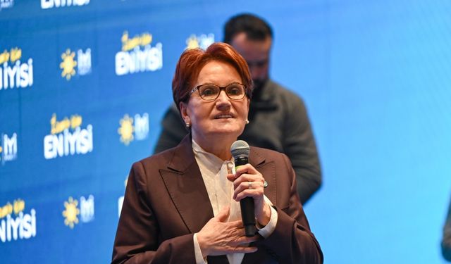 İYİ Parti Genel Başkanı Meral Akşener, İzmir'de konuştu: