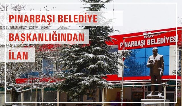 Pınarbaşı Belediyesi Akaryakıt Satın Alacak
