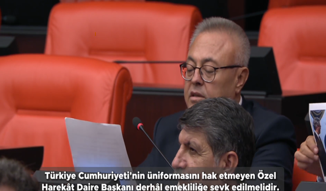 CHP Uşak Milletvekili Ali Karaoba; “Türk askeri polisi eğilmez”