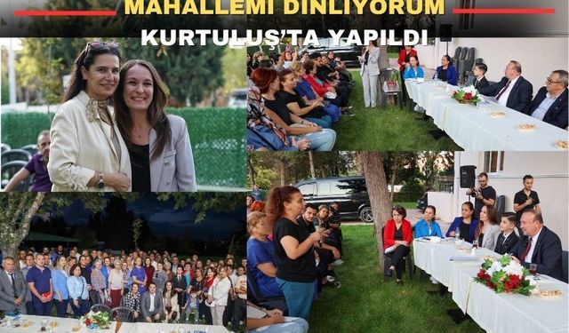 Uşak’ta “Mahallemi Dinliyorum” etkinliği düzenlendi