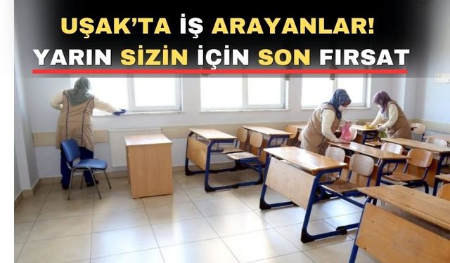 Uşak Milli Eğitim Müdürlüğü 113 kişi işe alacak