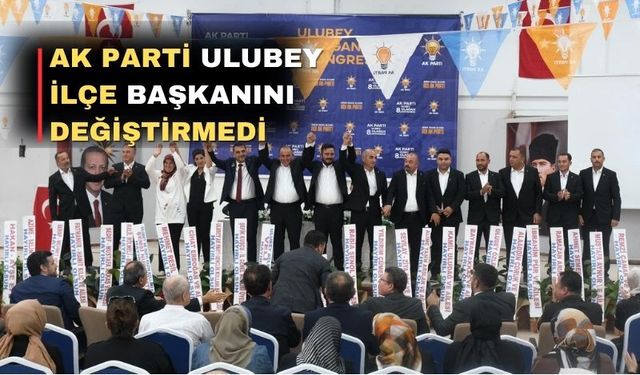 AK Parti Uşak kongrelerine Ulubey ilçesinde devam etti