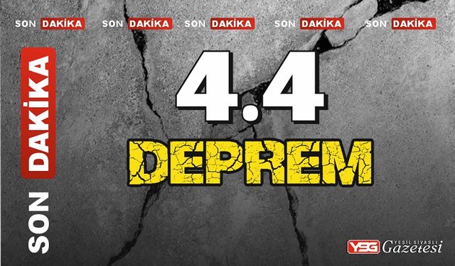 Son Dakika 4.4 ve  2.7 Deprem Meydana Geldi