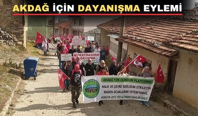 Uşaklı çevrecilerden Akdağ köylülerine destek