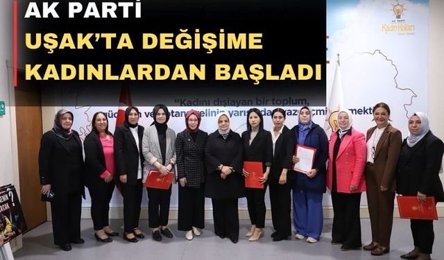 AK Parti Uşak ilçe teşkilatlarında değişim