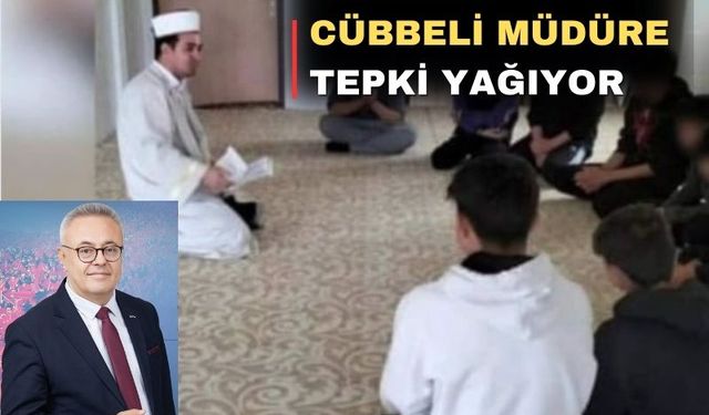 Karaoba’dan cübbeli Uşak Lisesi Müdürünün istifasını istedi