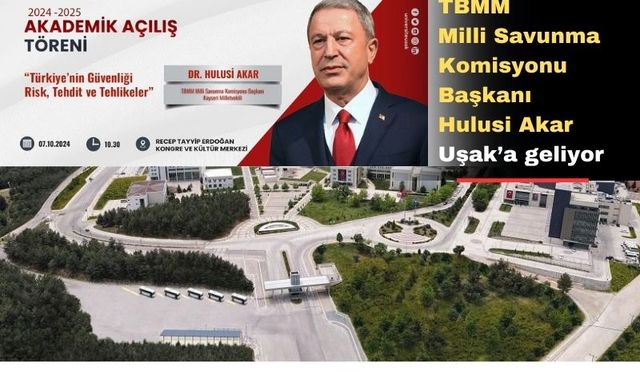 Uşak Üniversitesi çok önemli bir konuğu ağırlıyor