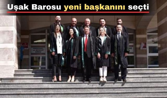 Uşak Baro Başkanı Avukat Özgür Boz oldu