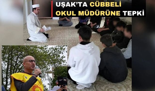 İmam Cübbesi giyen Uşak Lisesi Müdürüne tepki