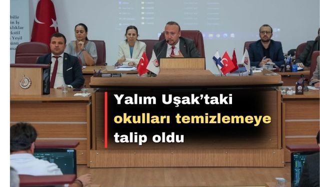 Başkan Yalım’dan Bakan Tekine “Bırakın Uşak’taki okulları biz temizleyelim”