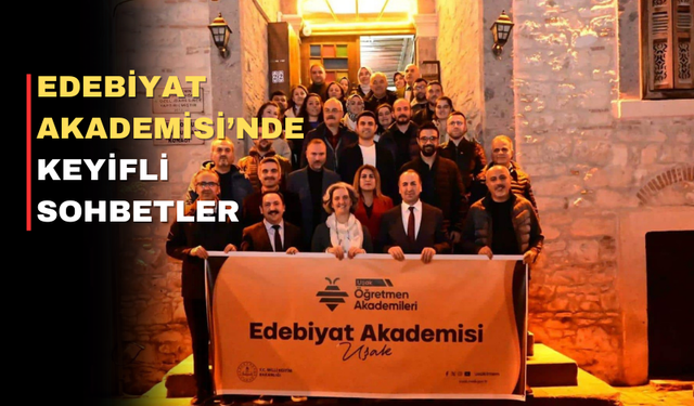 Uşak Öğretmen Akademileri Edebiyat Akademisi'nde ilk söyleşi