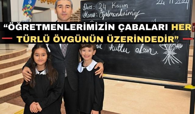 Uşak Valisi Aktaş'ın 24 Kasım Öğretmenler Günü Mesajı