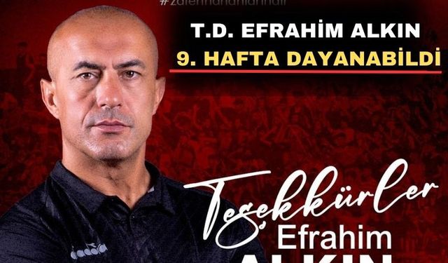 Uşakspor T.D. Efrahim Alkın ile yollarını ayırdı