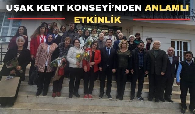 Uşak Kent Konseyi öğretmenleri unutmadı