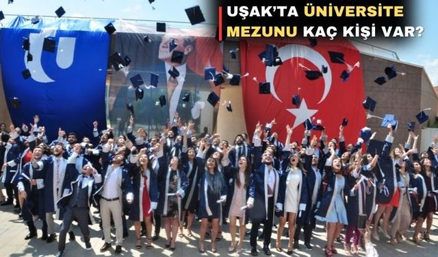 Uşak’ta üniversite mezuniyet oranı yüzde kaç?