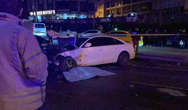 5 araçlı zincirleme trafik kazası: 1 ölü, 9 yaralı