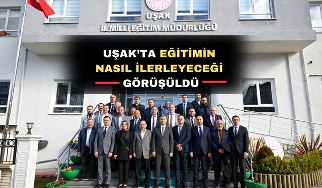 Eğitime Destek Platformu Uşak İl Koordinasyon Toplantısı” yapıldı