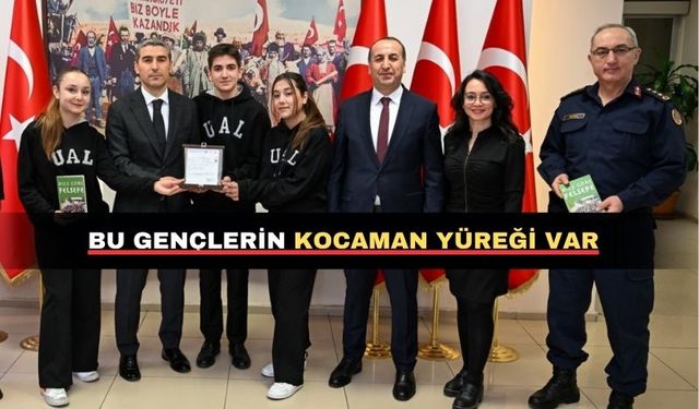 Uşak'ta Lise Öğrencilerinden Mehmetçiğe Büyük Jest